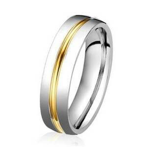Šperky4U OPR0039 Dámský ocelový prsten, šíře 5 mm - velikost 57 - OPR0039-57
