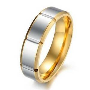 Šperky4U OPR0052 Pánský ocelový prsten, šíře 6 mm - velikost 62 - OPR0052-P-62