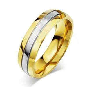 Šperky4U OPR0055 Dámský snubní ocelový prsten - velikost 52 - OPR0055-52