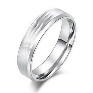 Šperky4U OPR0088 Pánský ocelový prsten, šíře 6 mm - velikost 66 - OPR0088-66