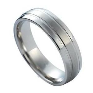 NUBIS® NSS1014 Pánský snubní prsten - velikost 68 - NSS1014-68