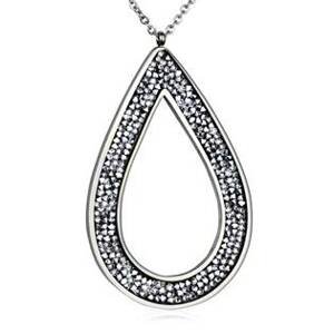 NUBIS® Ocelový náhrdelník s krystaly Crystals from Swarovski®, CRYSTAL CAL - LV5003-CAL
