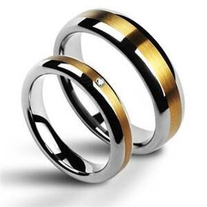 NUBIS® NWF1011 Dámský snubní prsten se zirkonem - velikost 48 - NWF1011-4Zr-48