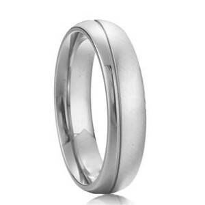 Šperky4U Pánský ocelový prsten, šíře 5,5 mm, vel. 62 - velikost 62 - OPR0083-P-62