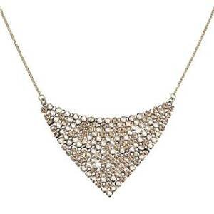 EVOLUTION GROUP CZ Zlacený stříbrný náhrdelník s krystaly Crystals from Swarovski® - 32019.5