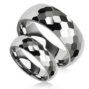 NUBIS® NWF1006 Pánský snubní prsten, šíře 8 mm - velikost 66 - NWF1006-8-66