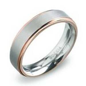 BOCCIA® Pánský titanový snubní prsten 0134-03 - velikost 55 - 0134-0355