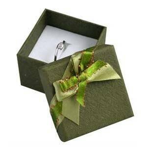 Šperky4U Vánoční dárková krabička na prsten - KR0059
