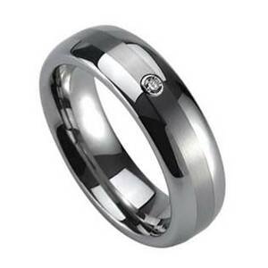 NUBIS® NWF1026 Dámský snubní prsten se zirkonem - velikost 59 - NWF1026-Zr-59