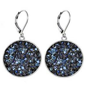 NUBIS® Náušnice s krystaly Crystals from Swarovski® BLUELIZED - LVX102-BLU