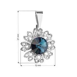 EVOLUTION GROUP CZ Přívěsek bižuterie se Swarovski krystaly, Montana Blue - 54032.3