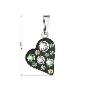 EVOLUTION GROUP CZ Přívěsek bižuterie se Swarovski krystaly, Peridot - 54027.3