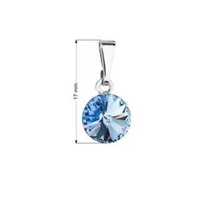 EVOLUTION GROUP CZ Přívěsek bižuterie se Swarovski krystaly, Light Sapphire - 54018.3