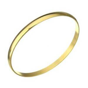 Šperky4U Zlacený dámský ocelový náramek kruh - OPA1325-GD