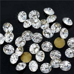 Šperky4U Skleněný šaton SS16 - 4 mm, 10ks/bal., Crystal - SS16-CR