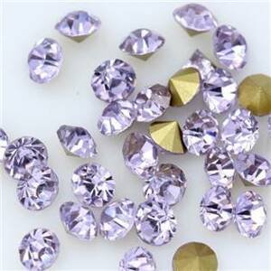 Šperky4U Skleněný šaton SS12 - 3,2 mm, 10ks/bal., Violet - SS12-VI