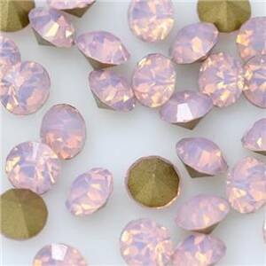 Šperky4U Skleněný šaton SS12 - 3,2 mm, 10ks/bal., Pink Opal - SS12-POP