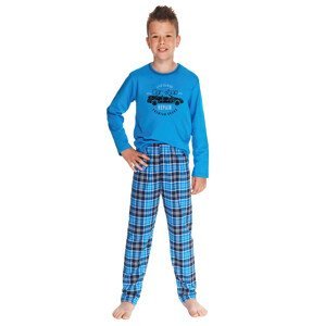Chlapecké pyžamo Mario s obrázkem 2650/2651/21 Taro Barva/Velikost: modrá / 92