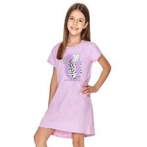 Dívčí noční košile Tamara s krátkým rukávem Taro Barva/Velikost: lila (fialová) / 116
