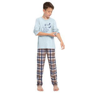 Chlapecké pyžamo s obrázkem Parker 3089 Taro Barva/Velikost: modrá světlá / 146