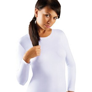 Dámské tričko s dlouhým rukávem Veronica Emili Barva/Velikost: bílá / XS/S