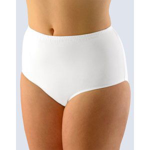 Gina Výhodné balení 5 kusů - Kalhotky klasické ve větších velikostech 11072P Barva/Velikost: bílá / XXL/3XL