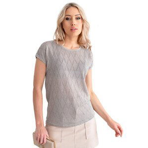 Dámská jednobarevná halenka 1153 Hajdan Barva/Velikost: cappucino / XL/XXL