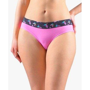 Gina Výhodné balení 5 kusů - Kalhotky francouzské Disco 17 14154P Barva/Velikost: pink, fialová / S/M