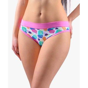 Gina Výhodné balení 5 kusů - Kalhotky bokové se širokým bokem Disco 17 16169P Barva/Velikost: pink, atlantic / S/M