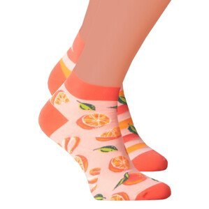 Pánské kotníkové ponožky 035/021 MORE Barva/Velikost: oranžová / 43/46