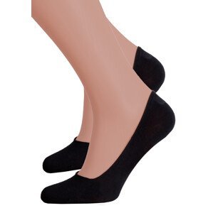 Dámské nízké ponožky 036/010 STEVEN Barva/Velikost: černá / 35/37