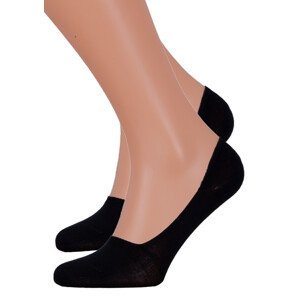 Dámské nízké ponožky 058/006 Steven Barva/Velikost: černá / 35/37