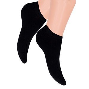 Pánské nízké ponožky 094v Steven Barva/Velikost: černá / 41/43