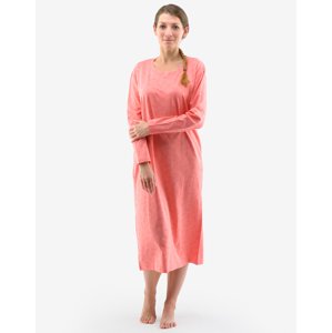 Gina Košilka noční dámská dlouhý rukáv 19131P Barva/Velikost: tomato, měděná / XL/XXL