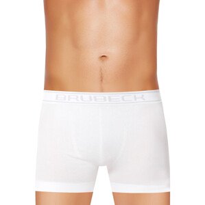 Pánské boxerky Seamless BX00501A BRUBECK Barva/Velikost: bílá / M/L