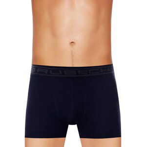 Pánské boxerky Seamless BX00501A BRUBECK Barva/Velikost: modrá tmavá / XL/XXL