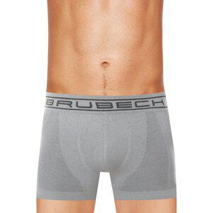 Pánské boxerky Seamless BX00501A BRUBECK Barva/Velikost: šedá světlá / L/XL