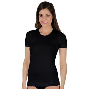 Dámské tričko Comfot Cotton SS00970 Brubeck Barva/Velikost: černá / M/L
