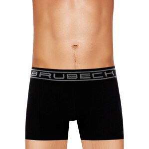 Pánské boxerky Seamless BX10050A BRUBECK Barva/Velikost: černá / M/L