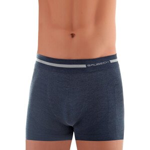 Pánské boxerky Merino BX10430 BRUBECK Barva/Velikost: jeans / XS/S