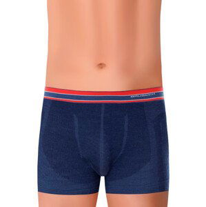 Pánské boxerky Active Wool BX10870M BRUBECK Barva/Velikost: modrá tmavá / XS/S