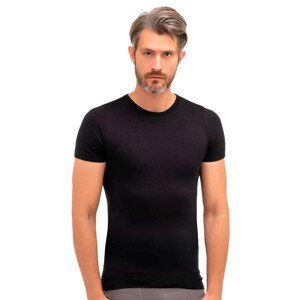 Pánské tričko Merino SS11030 BRUBECK Barva/Velikost: černá / XL/XXL