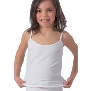 Dívčí košilka na úzká ramínka 090 Risveglia Barva/Velikost: bílá / 128