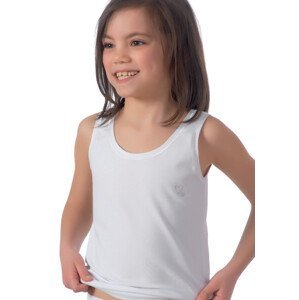 Dívčí košilka na široká ramínka 091 Risveglia Barva/Velikost: bílá / 104
