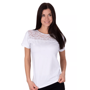 Dámské tričko s krátkým rukávem 1025 Risveglia Barva/Velikost: bílá / S/M