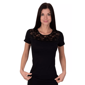 Dámské tričko s krátkým rukávem 1025 Risveglia Barva/Velikost: černá / XS/S