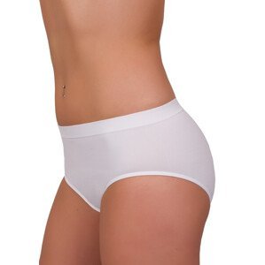 Dámské vyšší bezešvé kalhotky vzor 06-23 Hanna Style Barva/Velikost: bílá / S/M