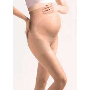 MAMMA dámské punčocháče pro těhotné 20 DEN GABRIELLA Barva/Velikost: beige (j.bez) / S/M