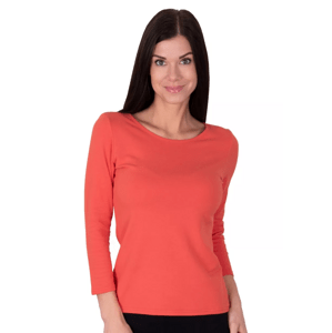 Dámské jednobarevné tričko Caroline Babell Barva/Velikost: losos / L/XL