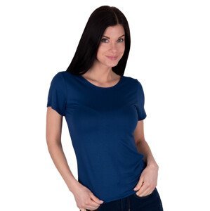 Dámské jednobarevné tričko Carla 2023 Babell Barva/Velikost: granát (modrá) / M/L